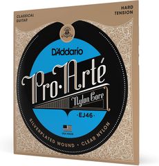 D'Addario ダダリオ クラシックギター弦 プロアルテ Silver/Clear Hard EJ46 【国内正規品】