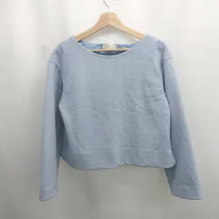 ◇ Θ SLOBE IENA スローブイエナ 無地 長袖 スウェットシャツ サイズS M ライトブルー系 レディース E  【1506230029594】