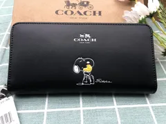 ✢新品•未使用✢ COACH コーチ折り財布 スヌーピー コラボ ウォレット