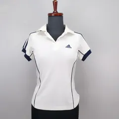 【Y2K】adidas アディダス グランジ archive Sサイズ　ホワイト　ネイビー　短丈 clima365