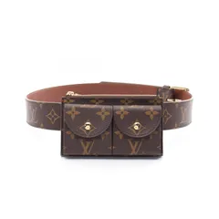 ルイ・ヴィトン LOUIS VUITTON ウエストバッグ サンチュール ポシェット デュオ モノグラム M9836 PVCコーティングキャンバス サンチュール・ポシェット デュオ メンズ Used A
