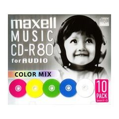 【新品・3営業日で発送】日立マクセル 音楽用CD-R　10枚入 CDRA80MIX.S1P10S 1パック(10枚入)