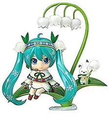 【中古】(未使用･未開封品)　ねんどろいど キャラクター・ボーカル・シリーズ01 初音ミク 雪ミク Snow Bell Ver. ノンスケール ABS&PVC製 塗装済み可動フィギュア kmdlckf