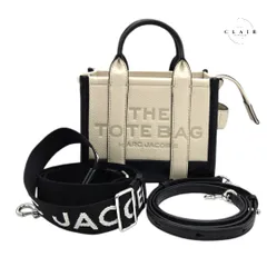 MARC JACOBS マークジェイコブス ザ・トートバッグ レザー アイボリー/ブラック