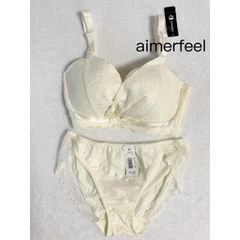 【新品】 aimerfeel  エメフィール　ブラジャー＆ショーツセット F65/M  送料込み  6456088