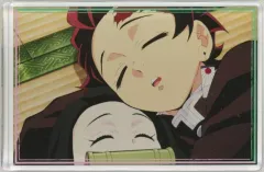 【中古】アクリルスタンド・アクリルパネル 竈門禰豆子＆竈門炭治郎(寝顔) 絆アクリルブロック 「鬼滅の刃 ポップアップショップ ～絆の軌跡～」