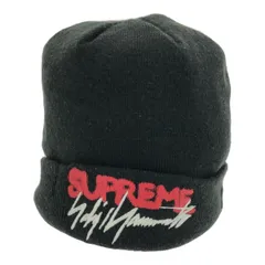 専用　SUPREME ニット帽 New Era 黒 yohji Supreme ×ヨウジヤマモトビーニー黒