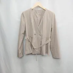 ◇ ◎ ⊂ RUIRUE BOUTIQUE ルイルエブティック セットアップ上下 サイズF グレージュ系 レディース E  【1504210014776】