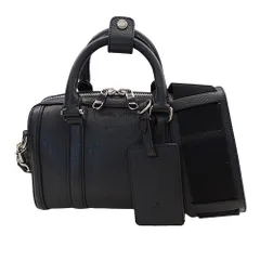 グッチ GUCCI バッグ レディース ブランド ハンドバッグ ショルダーバッグ 2way レザー ジャンボGG ミニ ダッフル ブラック シルバー金具 725292 手提げ 斜め掛け【中古】