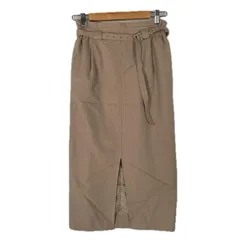 IENA イエナ ロングスカート ウール/ポリエステル ベージュ レディース 6M 38【古着】【中古】【送料無料】