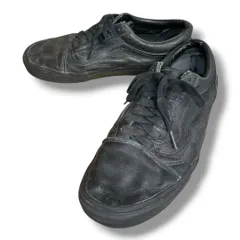 OLD SKOOL LEATHER バンズ オールドスクール レザー  VN0003Z6L3A 黒 ブラック black 27.5cm メンズ バンズ スニーカー 靴 シューズ プラスエスW-No.81