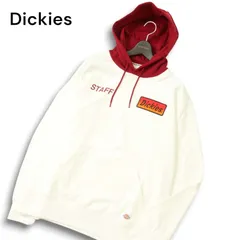 【新品 未使用】 Dickies ディッキーズ 通年 スウェット プルオーバー パーカー Sz.XXL　メンズ 白 大きいサイズ 特大
