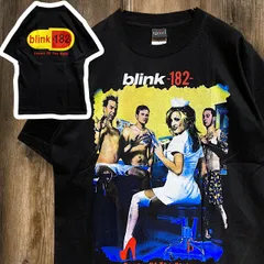 バンド Tシャツ blink - 182 ブリンク182 ナース 看護師 手術 Enema of State 黒 tee ティーシャツ ミュージック ロック ツアー ライブ デザイン 派手 奇抜 古着 ビンテージ 2502   1980 p20/