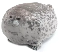 【中古】クッション・抱き枕・本体 おまんじゅうアザラシユキちゃん もっちりビッグクッション 「海遊館×YOU+MORE!」のサムネイル
