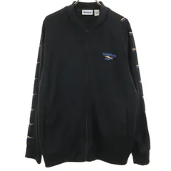 Reebok CLASSIC リーボッククラシック トラックジャケット L ブラック ジャージ メンズ 古着