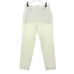 PLST プラステ テーパードパンツ S ホワイト レディース 古着