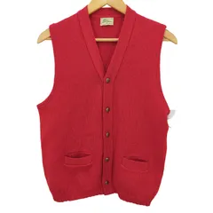 エルエルビーン L.L.Bean 50-60S 筆記体タグ ニットベスト メンズ 表記無 