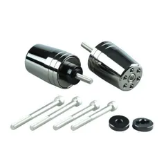 GSX1400(2001/2006-2007) 用 ウルトラヘビーバーエンドキャップ M6タイプ メッキ｜ポッシュフェイス/POSH