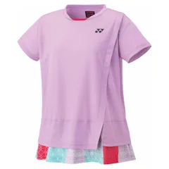 ヨネックス YONEX ウィメンズゲームシャツ テニス・バドミントン アパレル(レディース) 20809-407、(407)ミストピンク