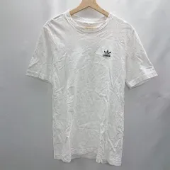 ◇ ⊂Φ adidas アディダス ロゴ刺繍 ワンポイント 半袖 Tシャツ 表記なし ホワイト レディース E  【1502030007770】