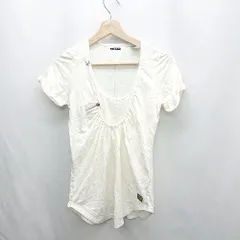 ◇ ⊂ Φ G-STAR RAW ジースター・ロゥ 半袖 カットソー サイズXS アイボリー レディース E  【1502030028508】