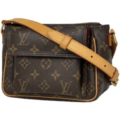 ルイ・ヴィトン Louis Vuitton ヴィバ シテ PM 斜め掛け ポシェット ショルダーバッグ モノグラム ブラウン M51165 レディース 【中古】