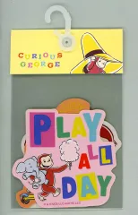 【中古】シール・ステッカー ジョージ Everyday Curious vol3 ステッカー3枚セットA 「おさるのジョージ」