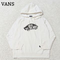 バンズ VANS OFF THE WALL パーカー トップス ロゴ メンズ レディース ユニセックス 白 ホワイト 大きいサイズ XL 洗える
