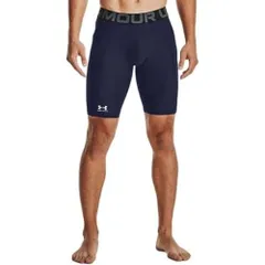 アンダーアーマー(UNDER ARMOUR) コンプレッションウェア ヒートギアアーマー2.0 ロングショーツ メンズ 1361602 Mネイビー/ホワイト Sサイズ
