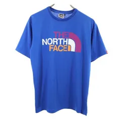 ノースフェイス NT31352 アウトドア ロゴプリント 半袖 Tシャツ M ブルー系 THE NORTH FACE メンズ 【中古】  【230523】 メール便可