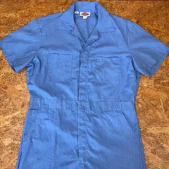 USA製 Dickies 半袖オールインワン サイズ44 ディッキーズ つなぎ ツナギ ショートスリーブ ユーズド USED ヴィンテージ ビンテージ vintage 古着 MADE IN USA