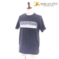 ■ カルバンクライン Tシャツ 半袖 トップス 丸首 ロゴ メンズ レディース S ブラック タグ付き 新品 未使用