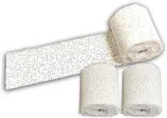 SxP 石膏テープ 3個セット プラスタークロス 造形素材 工作 クラフト用 水硬化 着色可能 幅10cmx長さ460cm( 幅10cmx長さ460cm)