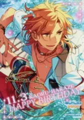 【中古】キャラカード 羽風薫 バースデーブロマイド(2019) 「あんさんぶるスターズ!×animatecafe 出張版」 対象商品購入特典