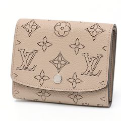 ルイヴィトン / LOUIS VUITTON　ポルトフォイユ イリス コンパクト　M62542　モノグラム マヒナ レザー　ガレ(グレージュ) 【中古】 商品番号 S-158676