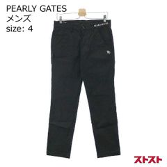 美品【PEARLY GATES】黒／メンズ／ゴルフパンツ／BLACK☆ - メルカリ
