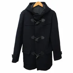 ユナイテッドアローズ A DAY IN THE LIFE UNITED ARROWS ダッフルコート ジャケット ウール トグルボタン チンストラップ ネイビー 紺 Lサイズ 0224 IBO47のサムネイル