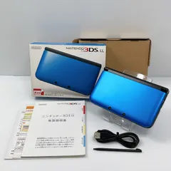 ニンテンドー 3DSLL ブルーブラック 遊べるセット 液晶美品 動作確認済み ds 3dsll 3DS LL 任天堂