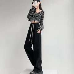 ワイドパンツ レディース ロングパンツ ハイウエスト パンツ ウエストゴム ボトムス リラックス 楽ちん ワイド zfy162zfy162