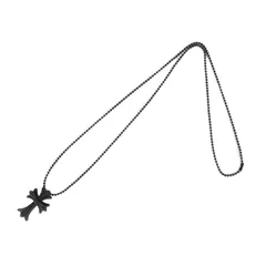美品 CHROME HEARTS クロムハーツ ラバー CHクロス ネックレス RUBBER CH CRS SML ブラック 黒 シリコン【メンズ】のサムネイル