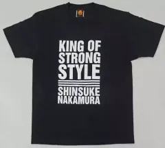 中邑真輔サイン入り Yeaoh Tシャツ Sサイズ 中邑真輔 「Yeaoh!×3」Tシャツ Sサイズ | プロレスショップ