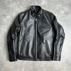 Schott ショット 641 SINGLE RIDERS LEATHER JKT シングルライダースジャケット レザー 本革 USA製 アメリカ製 メンズ 36