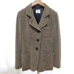 #anc アルマーニコレツィオーニ ARMANICOLLEZIONI ジャケット 38 黒 ベージュ ストレッチ イタリア製 レディース [912129]のサムネイル