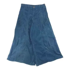 orSlow オアスロウ コーデュロイ ワイド パンツ ブルー系 2【中古】のサムネイル