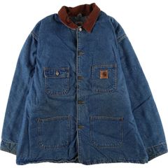 古着 00年代 カーハート Carhartt ミシガンチョアコート デニムカバーオール USA製 メンズXXL相当/eaa523498
