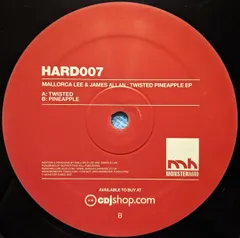 英12” Mallorca Lee & James Allan Twisted Pineapple EP HARD007 Monster Hard /00250