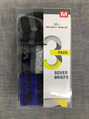 AH SI24070204 GUNZE BODY WILD 3PACK ボクサーブリーフ（前とじ）