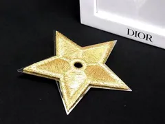 ■新品同様■ ChristianDior クリスチャンディオール 星 スター ピンバッジ ピンブローチ レディース メンズ ゴールド系 DF5760