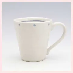 未使用】志野 半桂窯 石坂徳平 コーヒーカップ2客/ペア 珈琲碗