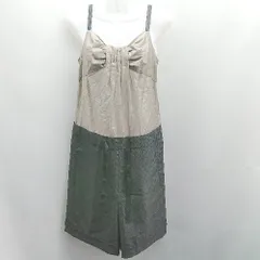 ◇ ⊂ MUVEIL ウエスト調整紐あり シアー素材 キャミソール サロペットパンツ サイズ 表記なし ブラック系 レディース E  【1411210002194】のサムネイル